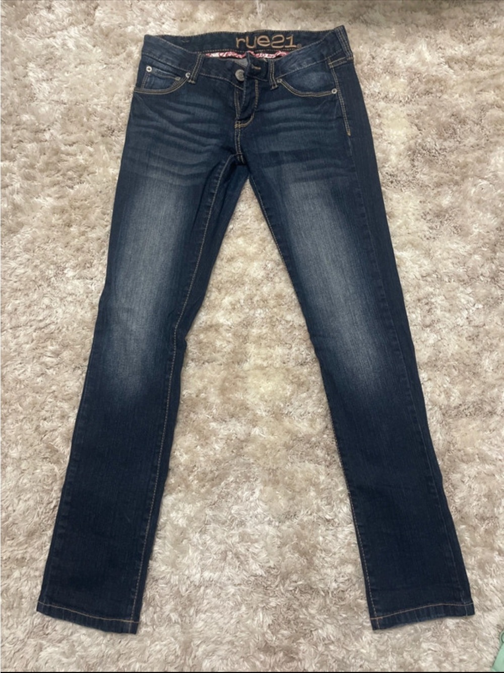rue21 Women's Dark Wash Skinny Jeans - Blue